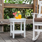 Table d'appoint d'extérieur en bois Alston de Cambridge Casual