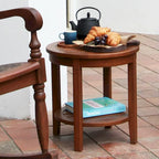 Table d'appoint d'extérieur en bois Alston de Cambridge Casual