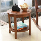 Table d'appoint d'extérieur en bois Alston de Cambridge Casual