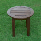 Table d'appoint d'extérieur en bois Alston de Cambridge Casual