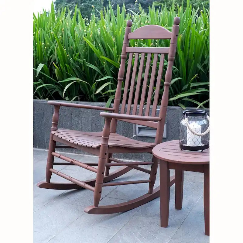 Table d'appoint d'extérieur en bois Alston de Cambridge Casual
