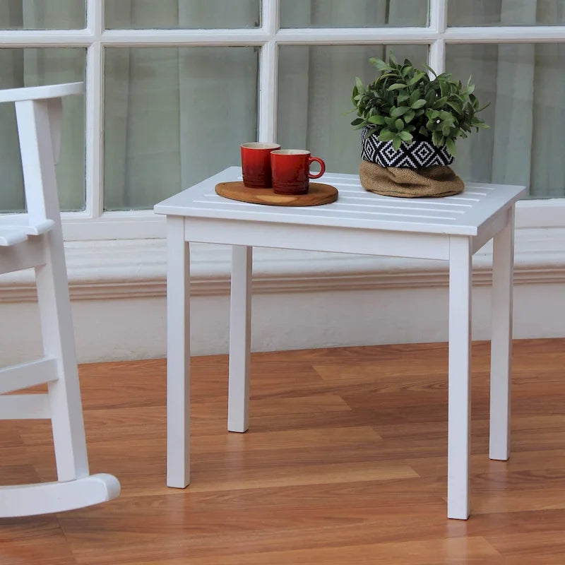 Table d'appoint d'extérieur en bois Alston de Cambridge Casual