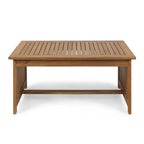 Table basse Carolina en bois d'acacia d'extérieur par Christopher Knight Home