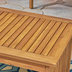 Table basse Carolina en bois d'acacia d'extérieur par Christopher Knight Home