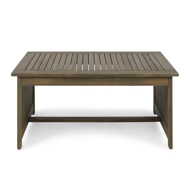 Table basse Carolina en bois d'acacia d'extérieur par Christopher Knight Home