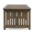 Table basse Carolina en bois d'acacia d'extérieur par Christopher Knight Home