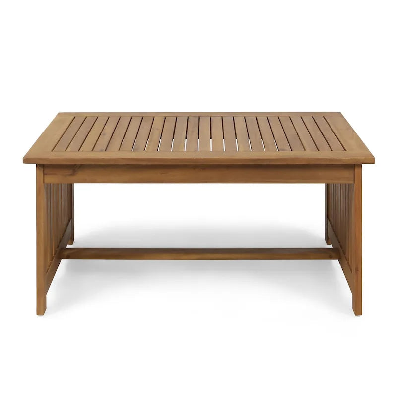 Table basse Carolina en bois d'acacia d'extérieur par Christopher Knight Home