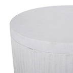 Table d'appoint d'extérieur légère en béton Travis par Christopher Knight Home