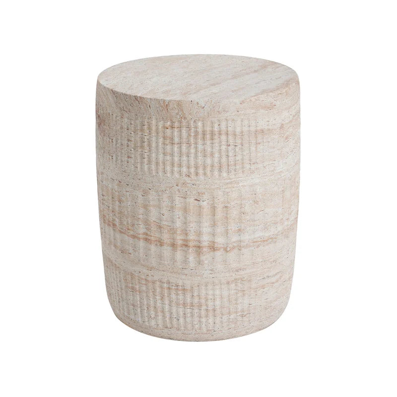 Table d'appoint d'extérieur légère en béton Travis par Christopher Knight Home