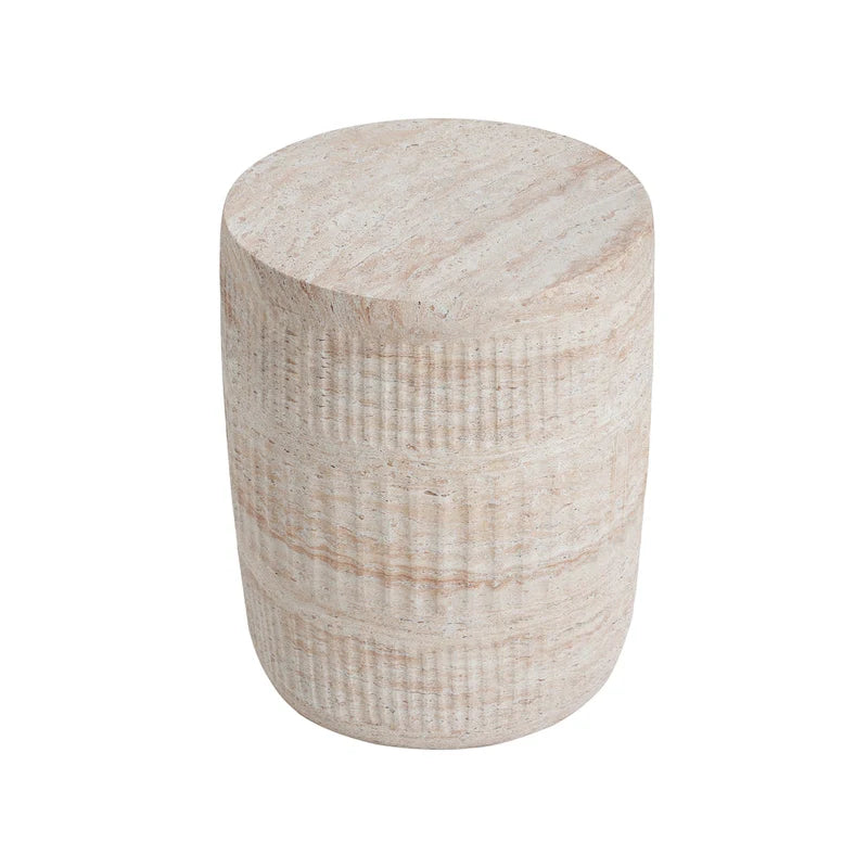Table d'appoint d'extérieur légère en béton Travis par Christopher Knight Home