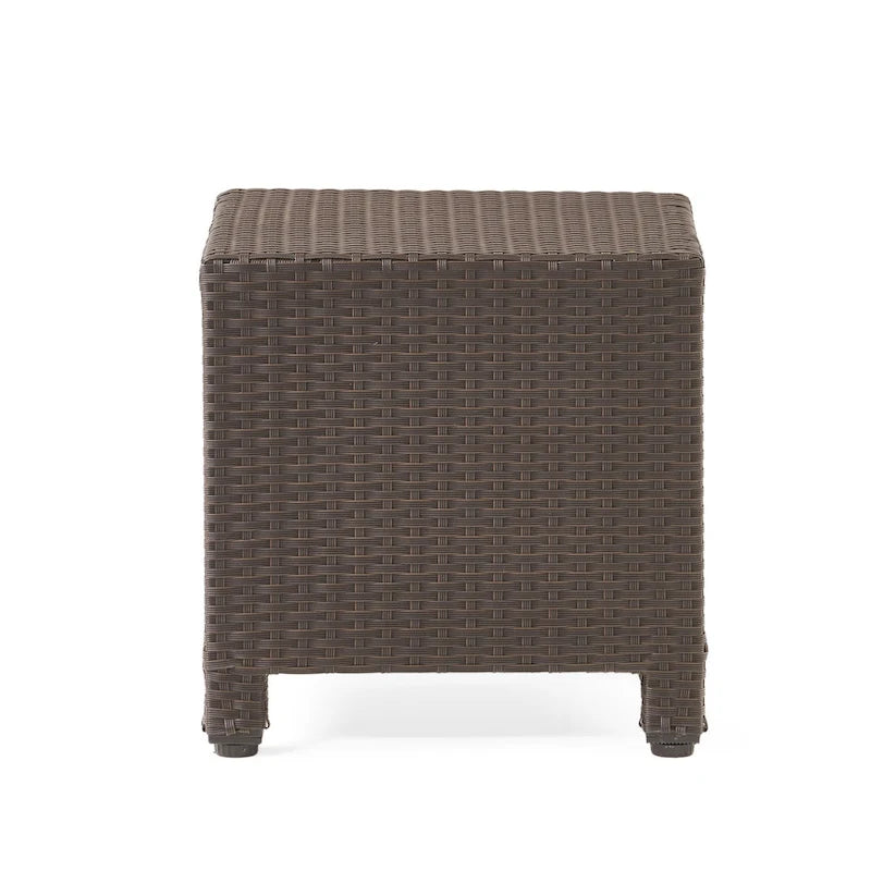 Table d'appoint d'extérieur en osier Puerta par Christopher Knight Home