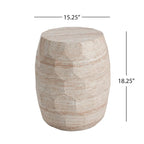 Table d'appoint d'extérieur en béton léger Aranda par Christopher Knight Home