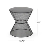 Table d'appoint d'extérieur moderne Nevada par Christopher Knight Home