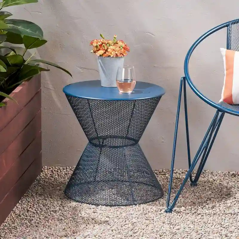 Table d'appoint d'extérieur moderne Nevada par Christopher Knight Home