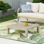 Oana Acacia Wood Outdoor Coffee Table by Christopher Knight Home