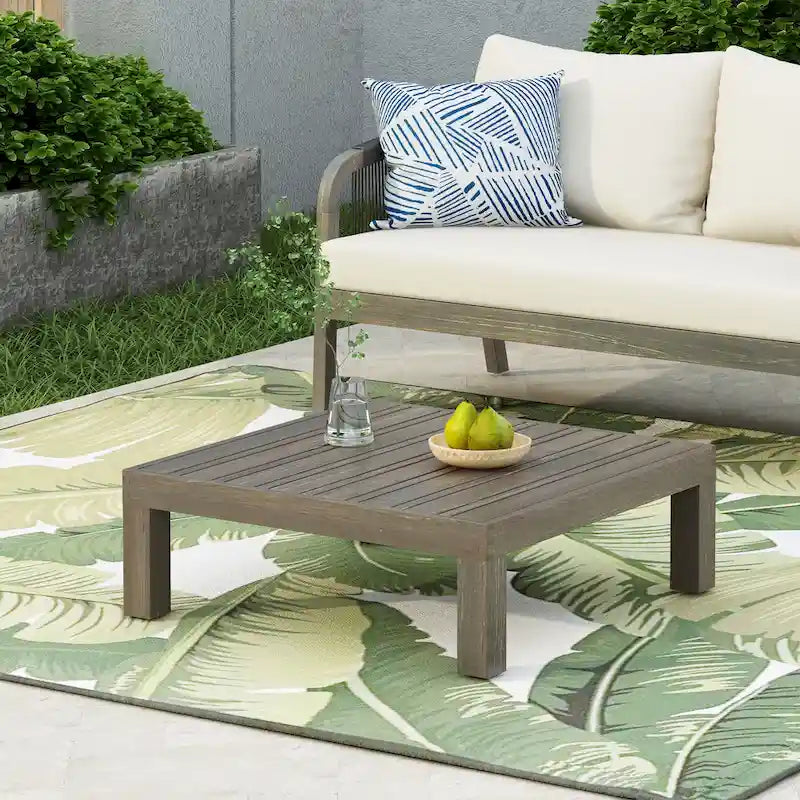 Table basse d'extérieur Oana en bois d'acacia par Christopher Knight Home