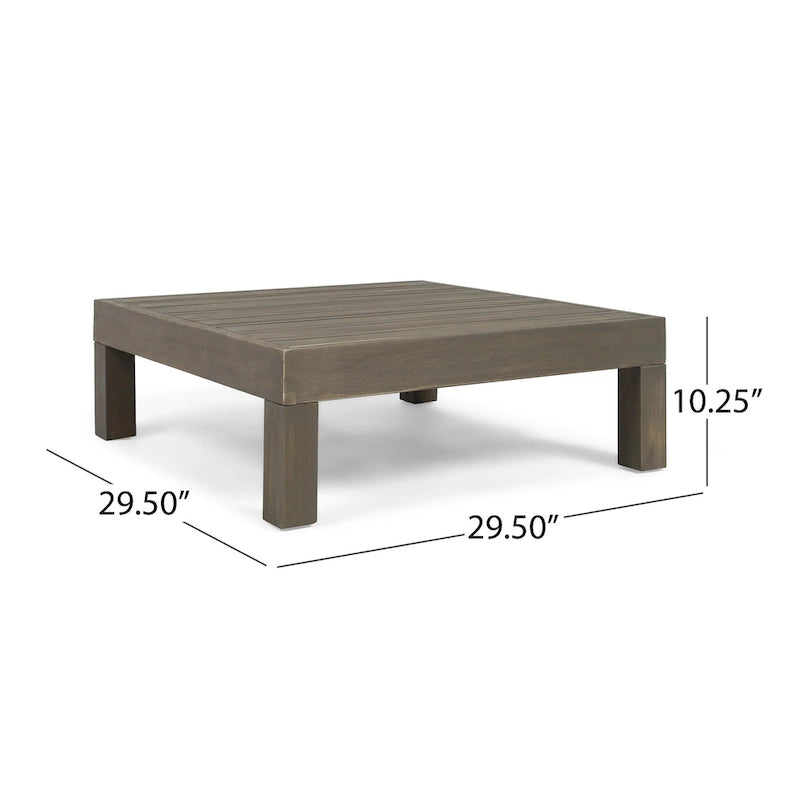 Table basse d'extérieur Oana en bois d'acacia par Christopher Knight Home