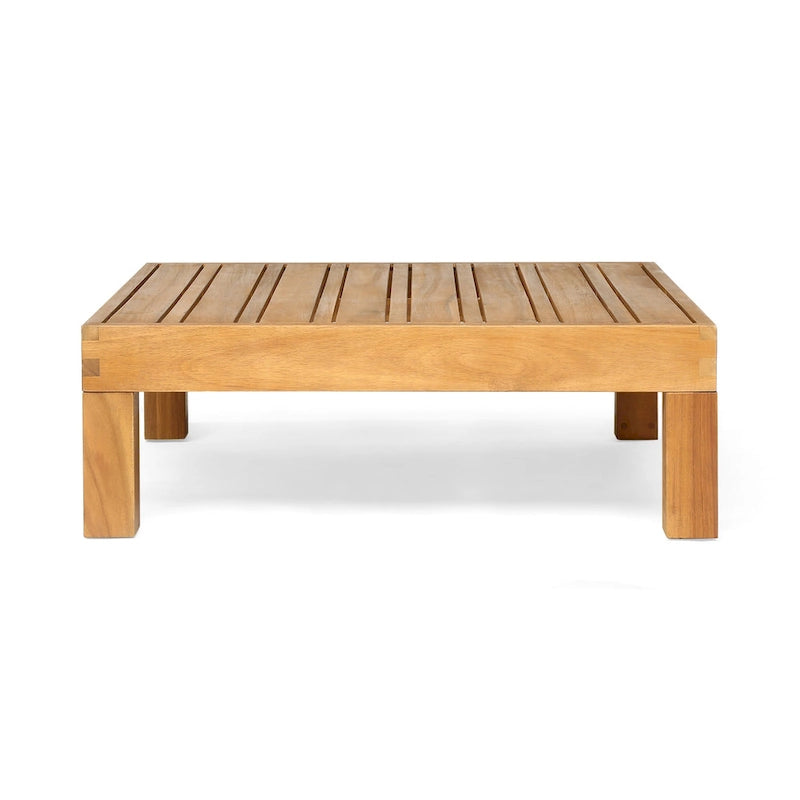 Table basse d'extérieur Oana en bois d'acacia par Christopher Knight Home