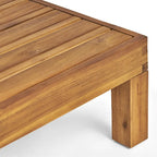 Table basse d'extérieur Oana en bois d'acacia par Christopher Knight Home