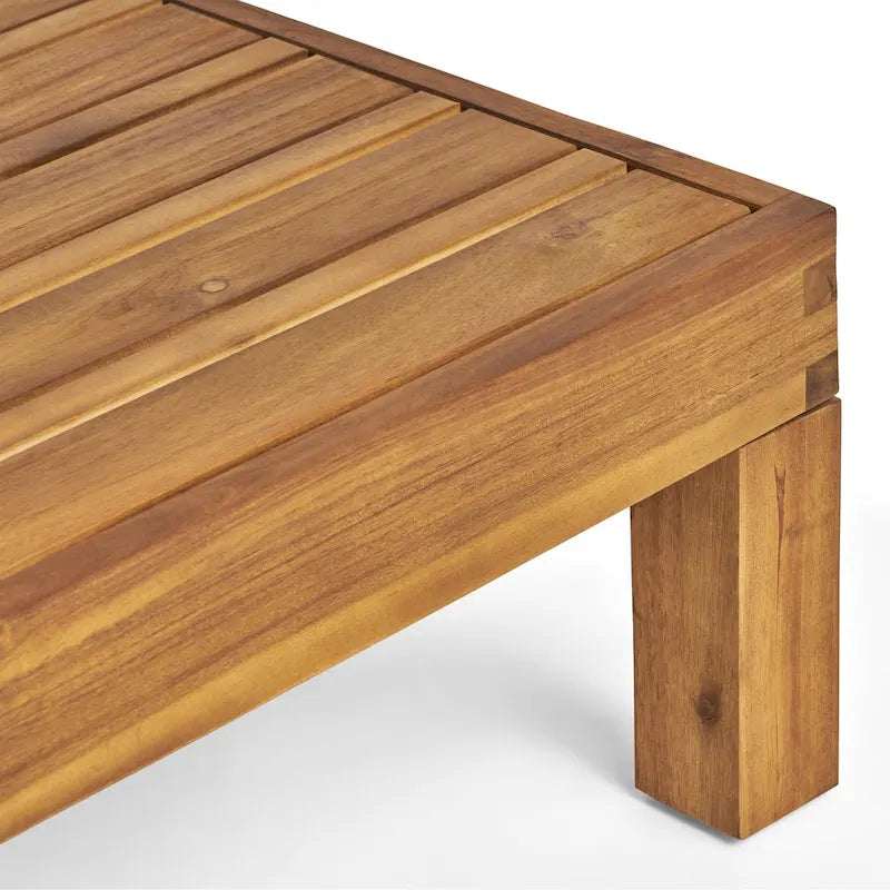 Table basse d'extérieur Oana en bois d'acacia par Christopher Knight Home