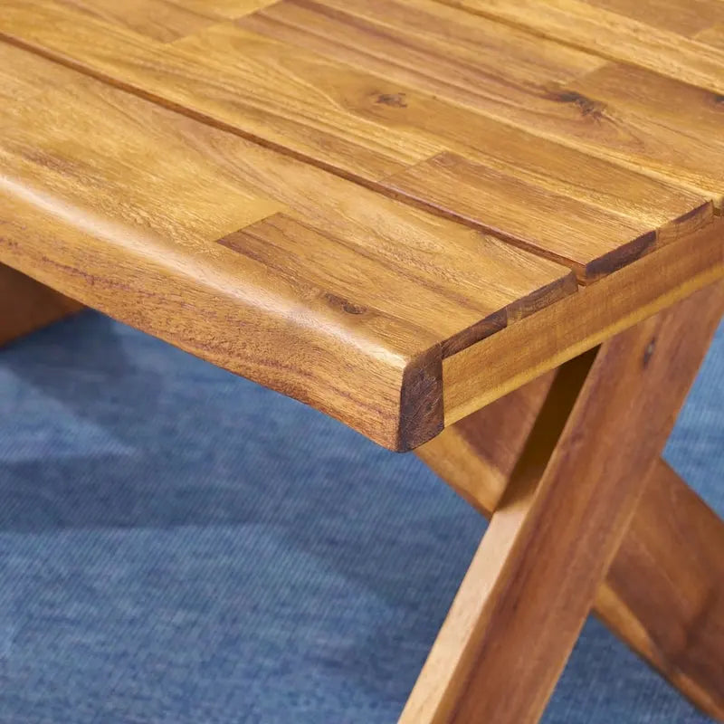 Table basse d'extérieur en bois d'acacia Eaglewood par Christopher Knight Home