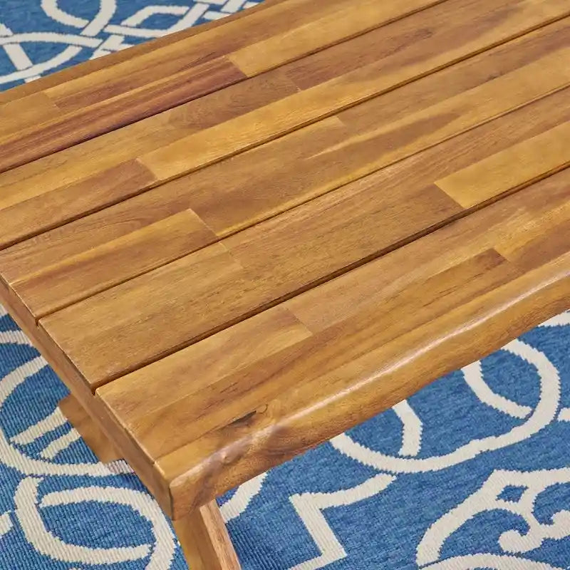 Table basse d'extérieur en bois d'acacia Eaglewood par Christopher Knight Home
