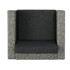 Lot de 4 fauteuils de jardin Puerta avec coussins résistants à l'eau, par Christopher Knight Home