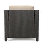 Lot de 4 fauteuils de jardin Puerta avec coussins résistants à l'eau, par Christopher Knight Home
