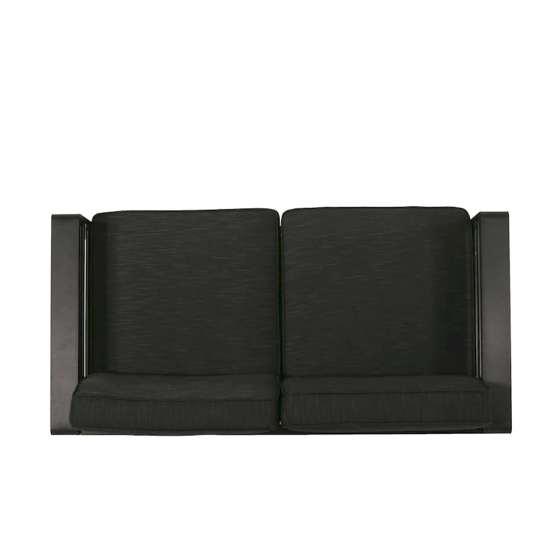 Causeuse d'extérieur en aluminium Maya Bay avec coussins par Christopher Knight Home