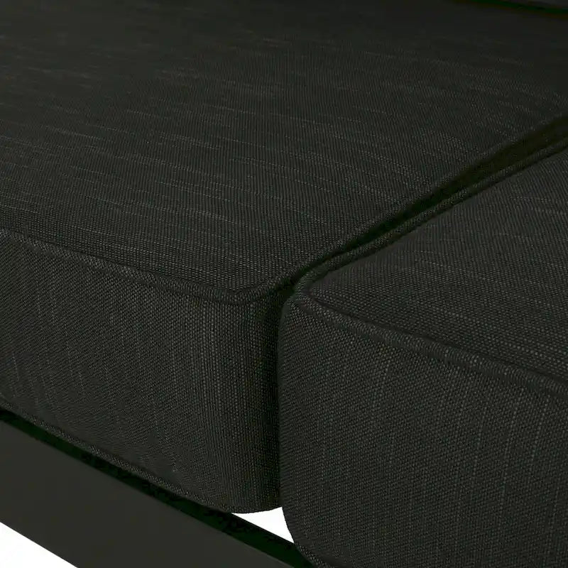 Causeuse d'extérieur en aluminium Maya Bay avec coussins par Christopher Knight Home