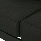 Causeuse d'extérieur en aluminium Maya Bay avec coussins par Christopher Knight Home