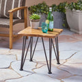 Table d'appoint industrielle Zion en bois d'acacia par Christopher Knight Home