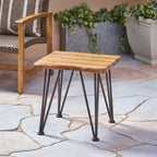 Table d'appoint industrielle Zion en bois d'acacia par Christopher Knight Home