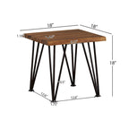 Table d'appoint industrielle Zion en bois d'acacia par Christopher Knight Home
