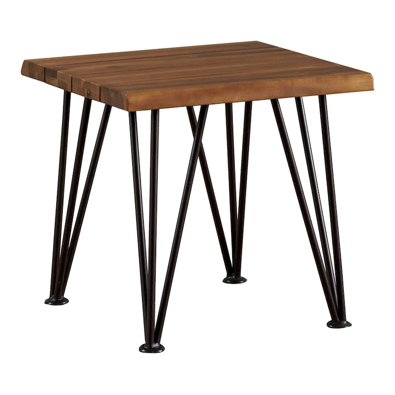 Table d'appoint industrielle Zion en bois d'acacia par Christopher Knight Home
