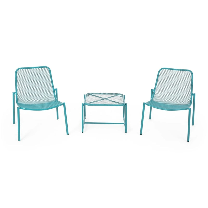 Ensemble de conversation Bucknell Outdoor moderne 2 places par Christopher Knight Home