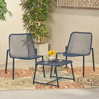 Ensemble de conversation Bucknell Outdoor moderne 2 places par Christopher Knight Home