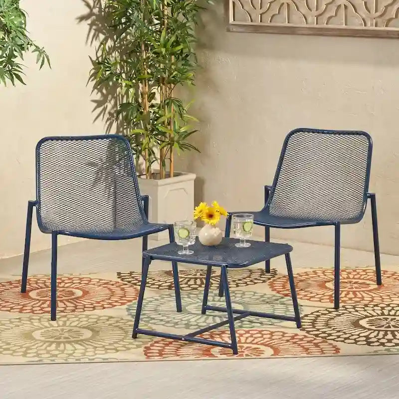 Ensemble de conversation Bucknell Outdoor moderne 2 places par Christopher Knight Home