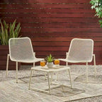 Ensemble de conversation Bucknell Outdoor moderne 2 places par Christopher Knight Home
