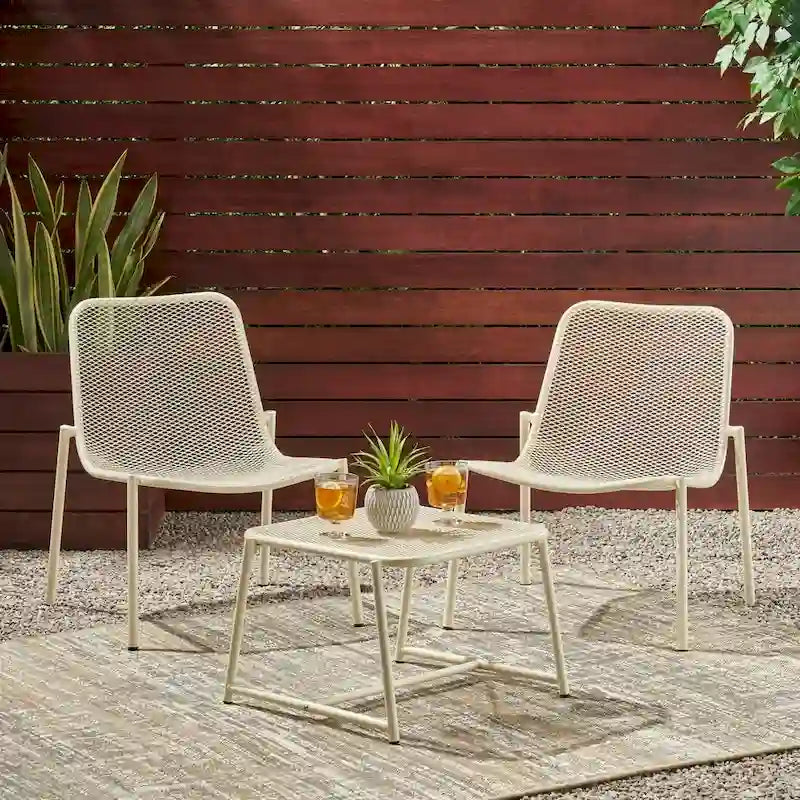Ensemble de conversation Bucknell Outdoor moderne 2 places par Christopher Knight Home