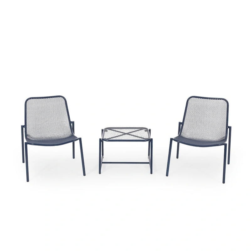 Ensemble de conversation Bucknell Outdoor moderne 2 places par Christopher Knight Home