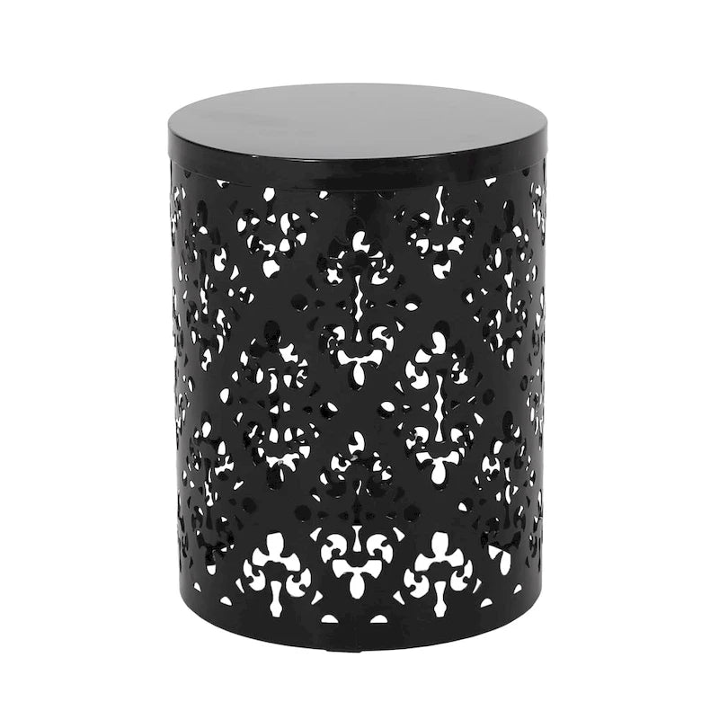 Tables d'appoint Mathena en métal pour l'extérieur (Lot de 2) par Christopher Knight Home