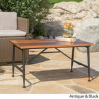 Table basse d'extérieur en bois d'acacia Ocala par Christopher Knight Home