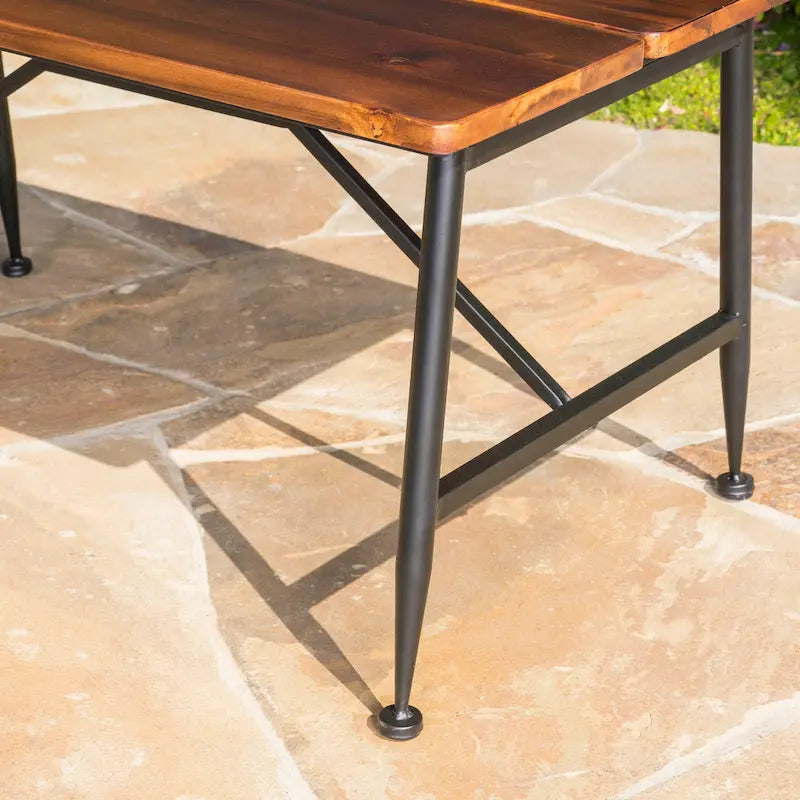 Table basse d'extérieur en bois d'acacia Ocala par Christopher Knight Home