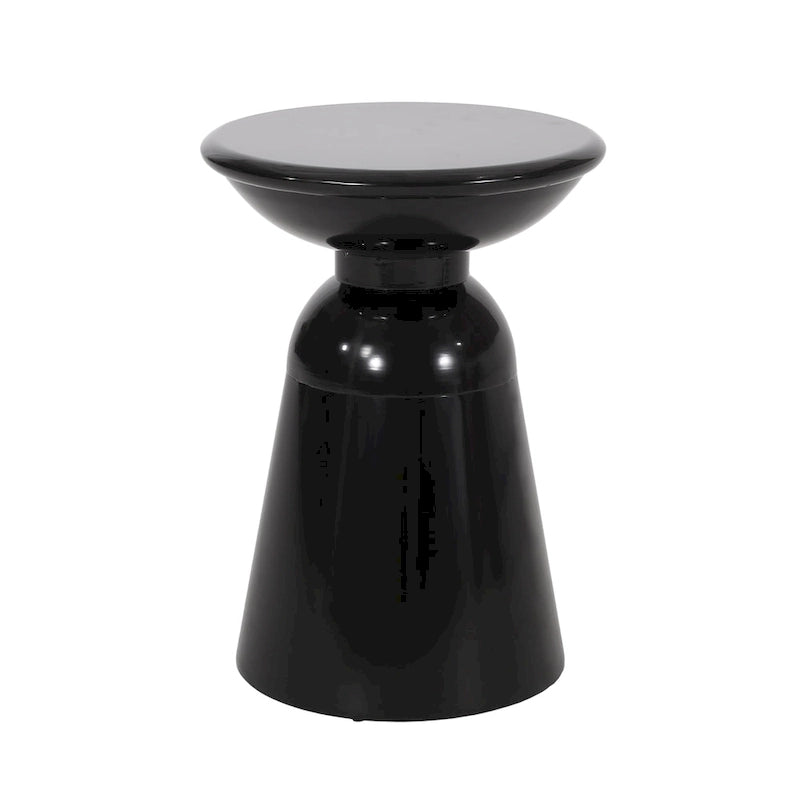 Table d'appoint d'extérieur en métal Pelon par Christopher Knight Home