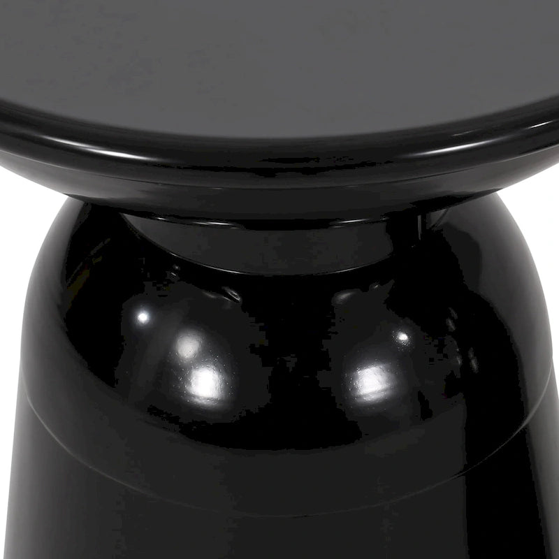 Table d'appoint d'extérieur en métal Pelon par Christopher Knight Home