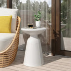 Table d'appoint d'extérieur en métal Pelon par Christopher Knight Home