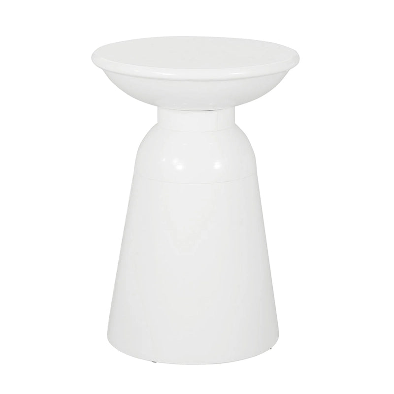 Table d'appoint d'extérieur en métal Pelon par Christopher Knight Home