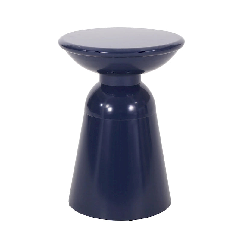 Table d'appoint d'extérieur en métal Pelon par Christopher Knight Home