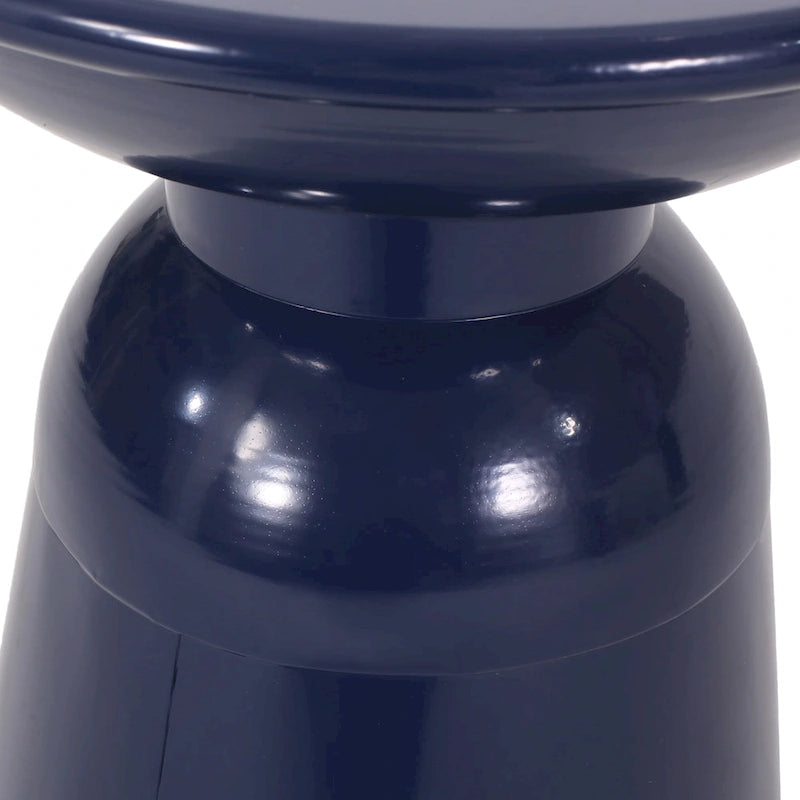 Table d'appoint d'extérieur en métal Pelon par Christopher Knight Home